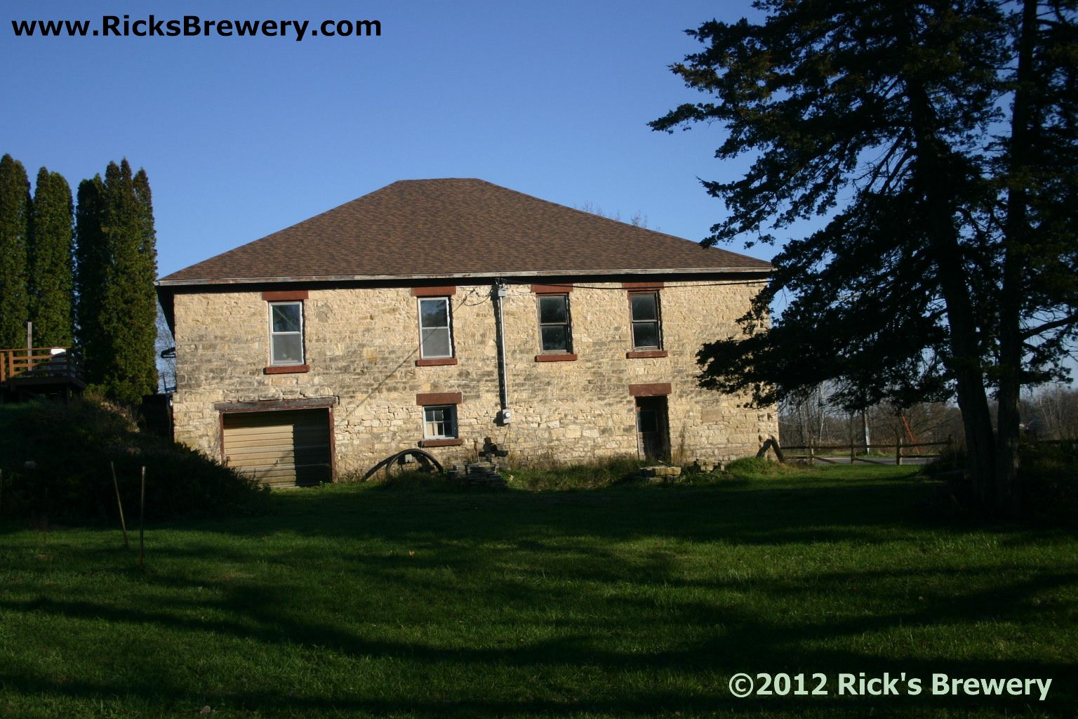 Rick's Brewery west view from creek
